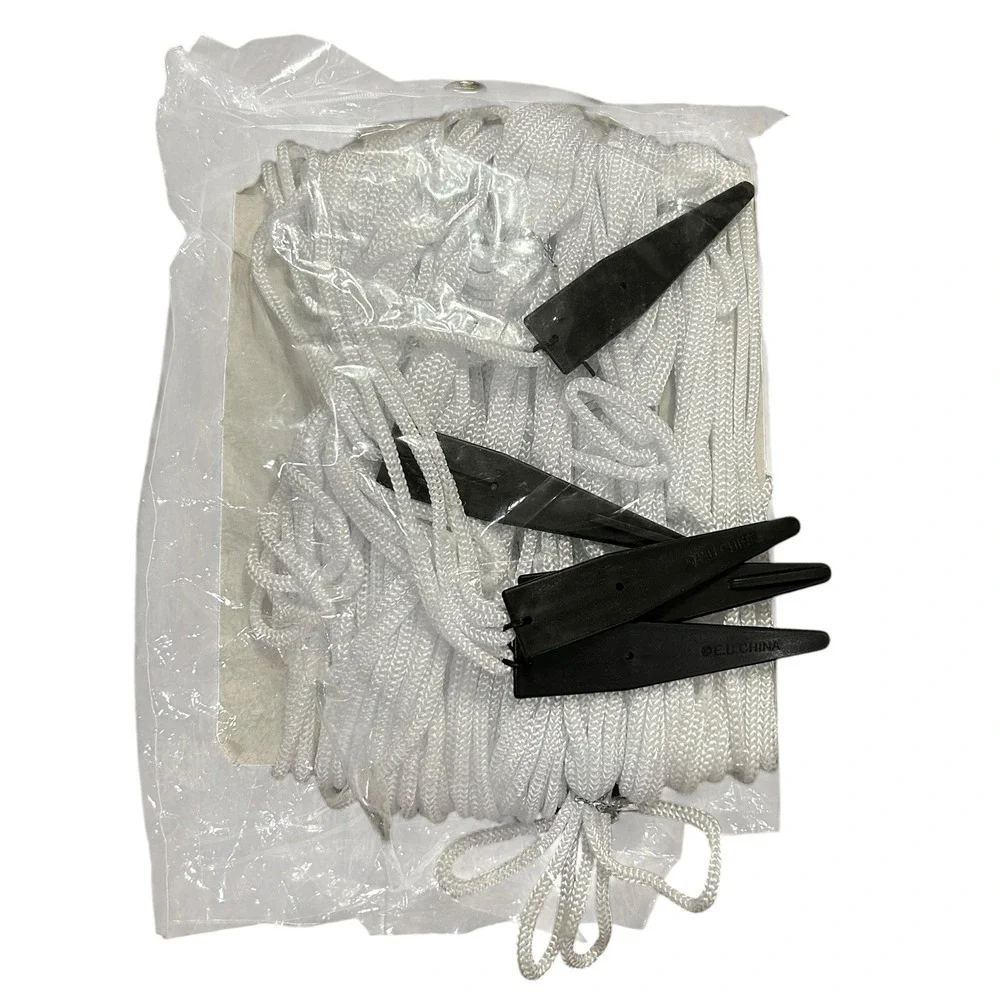 23ft Mega Yard Spider Web Halloween Decor Set 3pk Webbing Spiders Outdoor